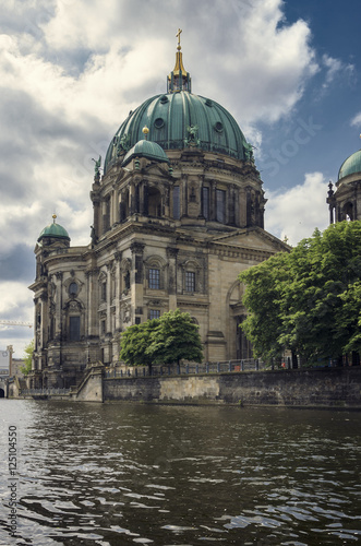 Berliner Dom, view from Spree