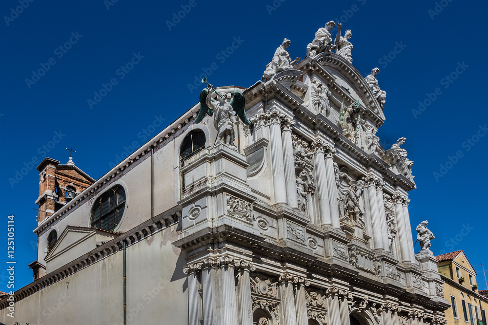 St. Mary of Lily church (Santa Maria del Giglio, 1681) in Venice