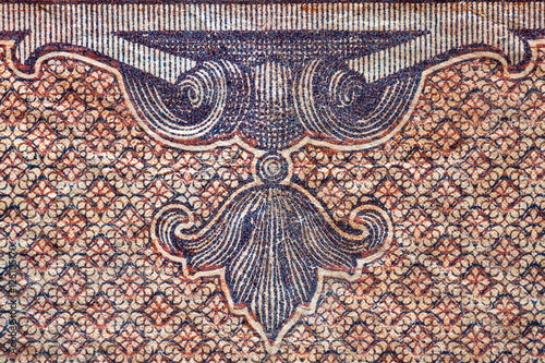 protective pattern - element of banknotes photo