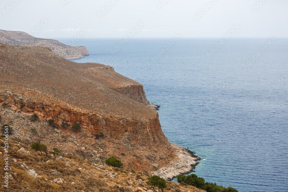 Rocky coast of Crete