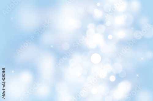 blue bokeh background for christmas and greeting card