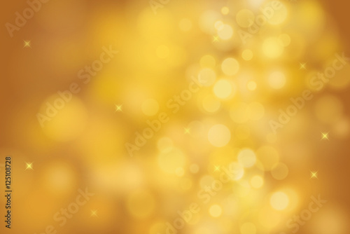 gold bokeh background for christmas and greeting card