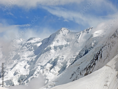 view of Bezenghi mountains at Caucasus