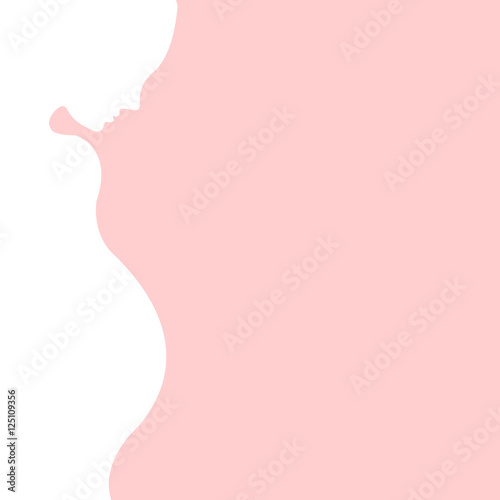 Pregnancy abstract poster. Background template, congratulations, pregnant Girl. Vector illustration