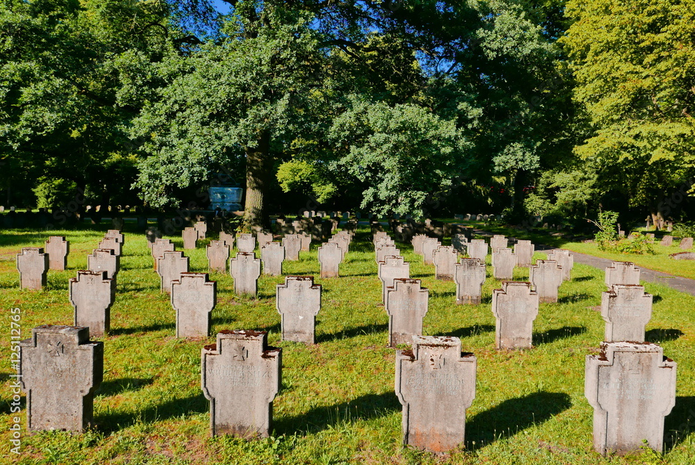 Naklejka premium Kriegsgräber