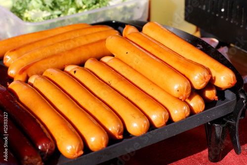 Sausages for hot dog