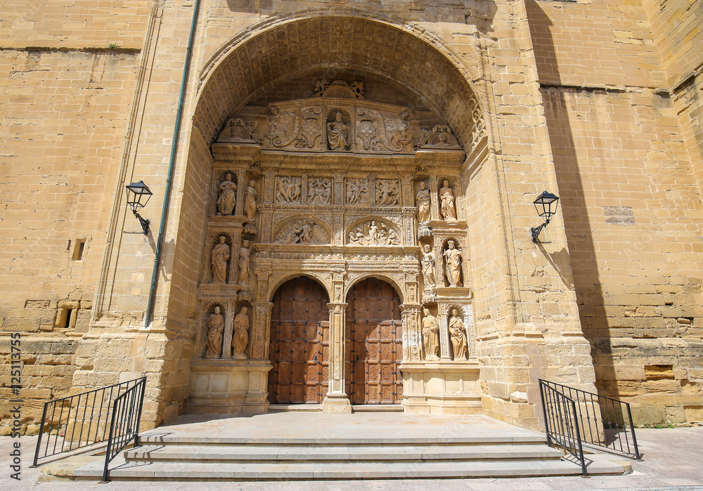Portada Principal at the Saint Thomas Church of Haro, La Rioja