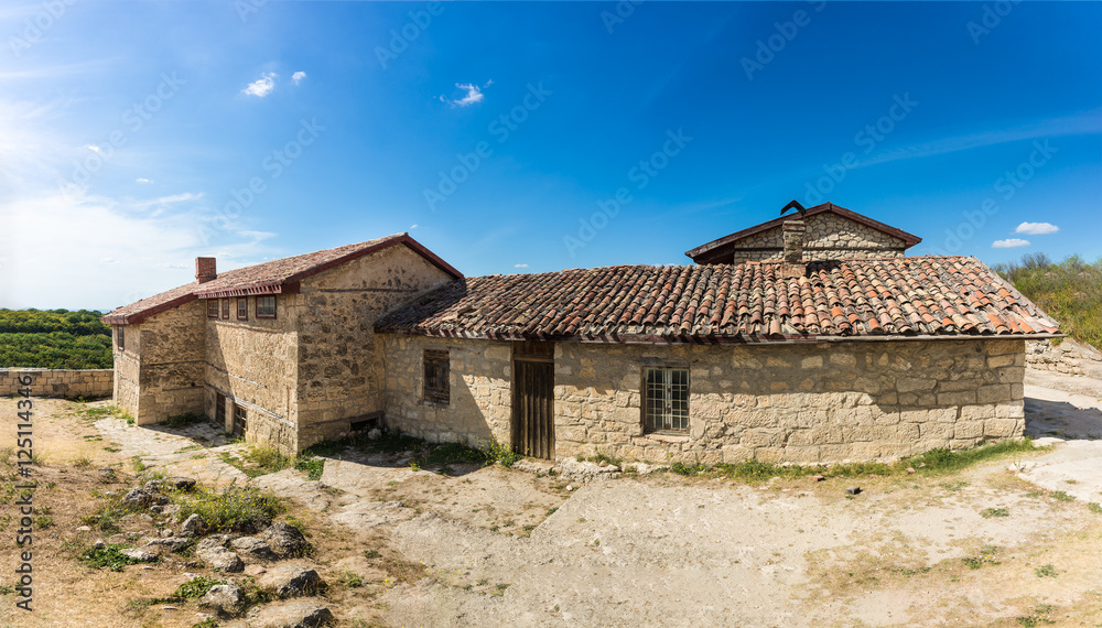 Estate Firkovich, a Karaite scholar-gebraist of the eighteenth century in the medieval town-fortress Chufut-Kale. Crimea, Russia