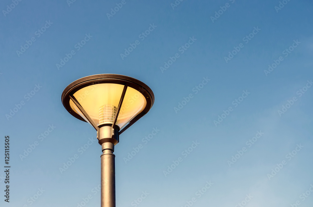Lamp and sky. Street Lamp and sky