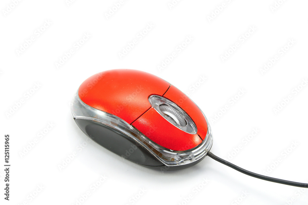 Computer mouse on white background Computer mouse on white background