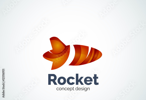 Rocket logo template