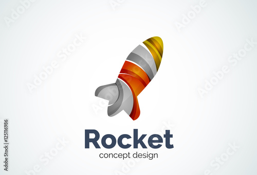 Rocket logo template