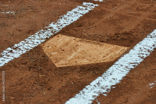 Photography Baseball home plate