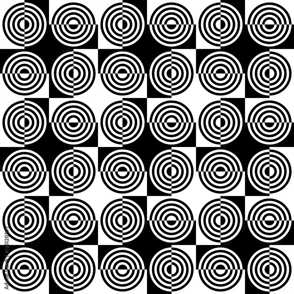 Seamless Square and Circle Pattern Seamless Square and Circle Pattern