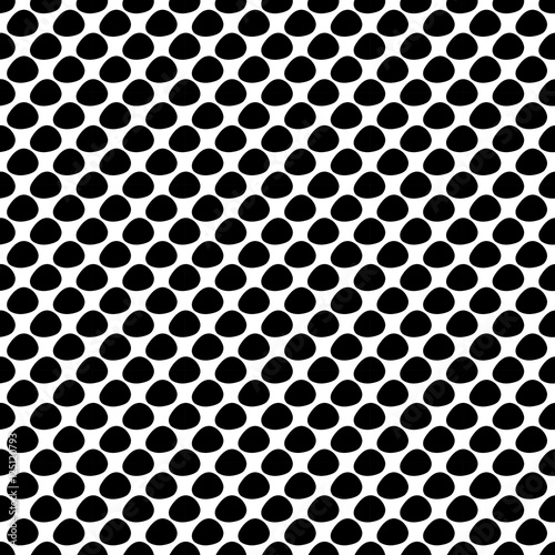 night fragmented by sunrise in black dots (deformed)