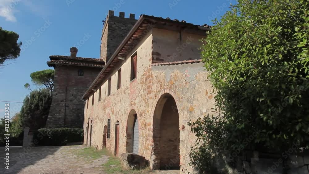 Ancient building of the winery in Tuscany Ancient building of the winery in Tuscany