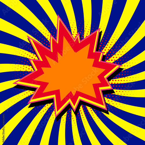 яркий поп арт фон 