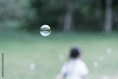 Bubble and child
