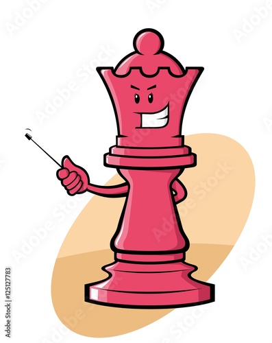 Chess queen cartoon Stock Vector | Adobe Stock Chess queen cartoon Stock Vector | Adobe Stock