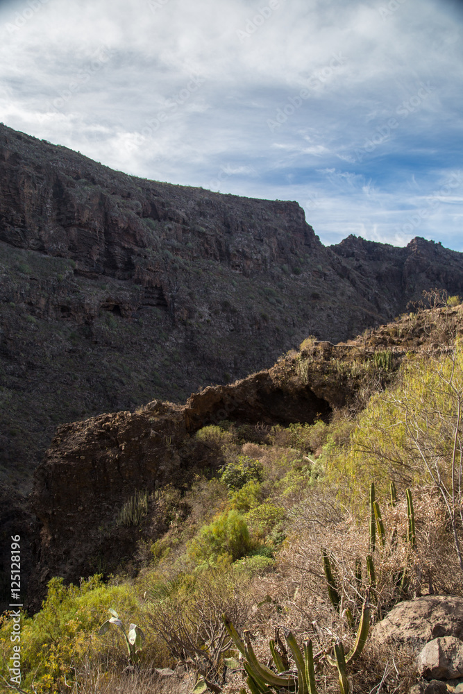 Beautiful landscapes of Barranco del Infierno in Tenerife. Canary islands, Spain Beautiful landscapes of Barranco del Infierno in Tenerife. Canary islands, Spain