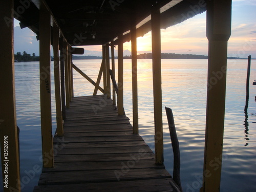 Dock at sunrise © Ashley