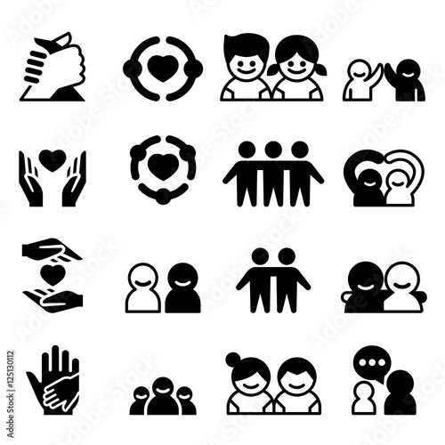 Friendship & Friend icons
