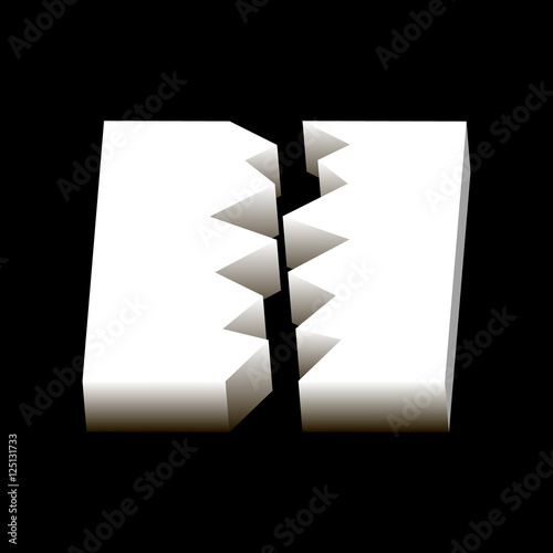 crack fracture surface