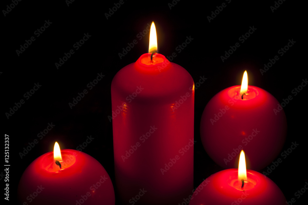 rote Kerzen rote Kerzen