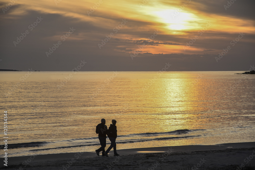tramonto nel sinis