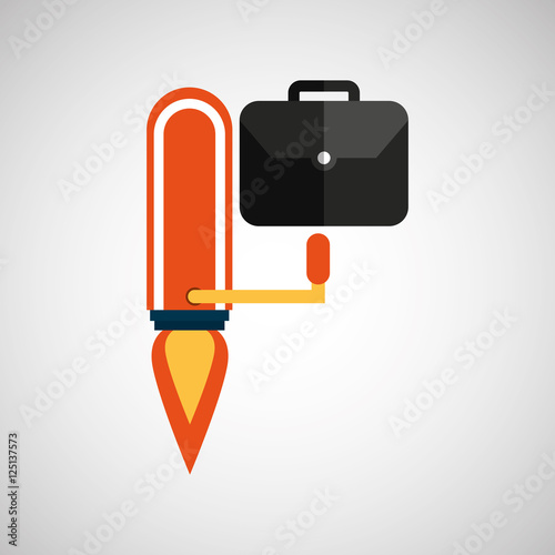 business growth portfolio icon design vector illustration eps 10