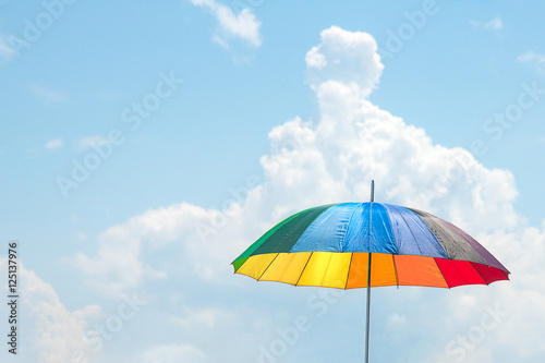 Colorful parasol