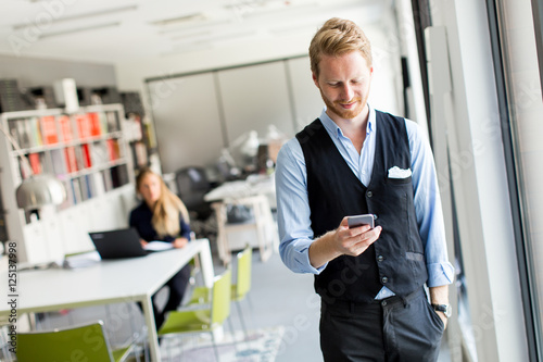 Businessman with a phone