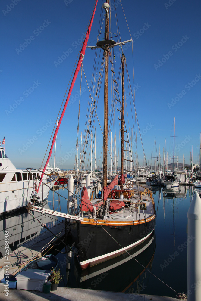 Segelboot-Marina La Paz-Mexiko