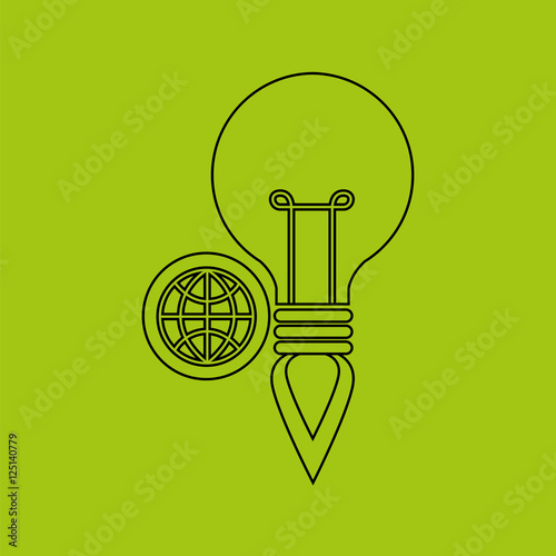 creativity idea business globe connection ector illustration eps 10