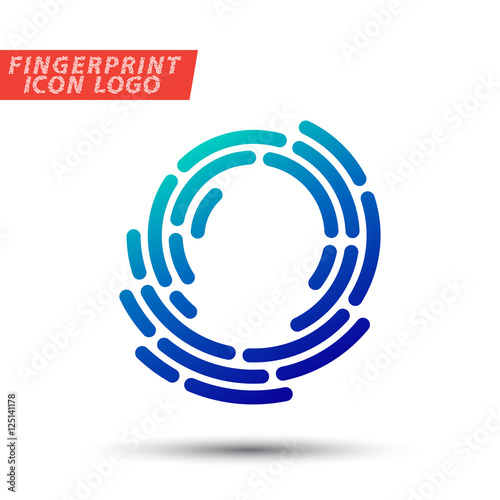 fingerprint font logo icon