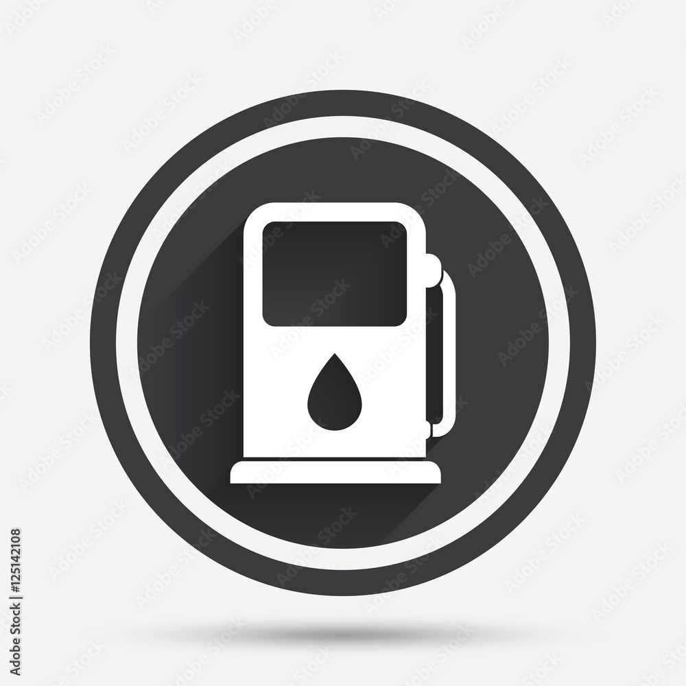 Petrol or Gas station icon. Car fuel sign. Petrol or Gas station icon. Car fuel sign.