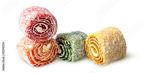 Several pieces of Turkish Delight