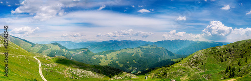 View over Lake Garda, Italian Alps, 1760 meters
