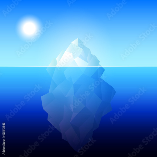 iceberg Antarctica illustration