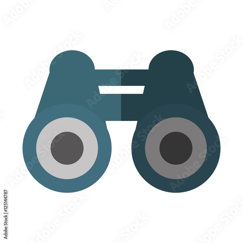 binoculars device isolated icon vector illustration design