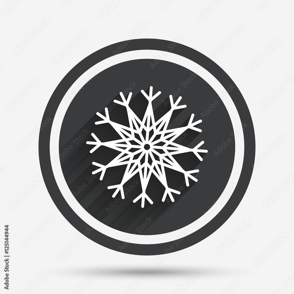 Snowflake artistic sign icon. Air conditioning. Snowflake artistic sign icon. Air conditioning.