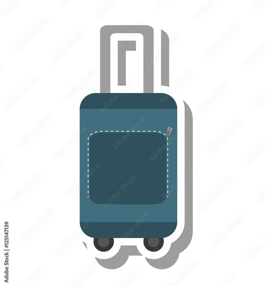 suitcase travel isolated icon vector illustration design suitcase travel isolated icon vector illustration design