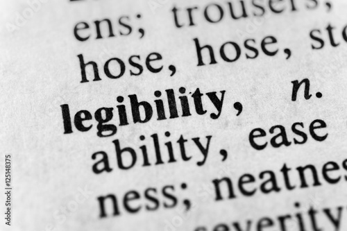 Legibility