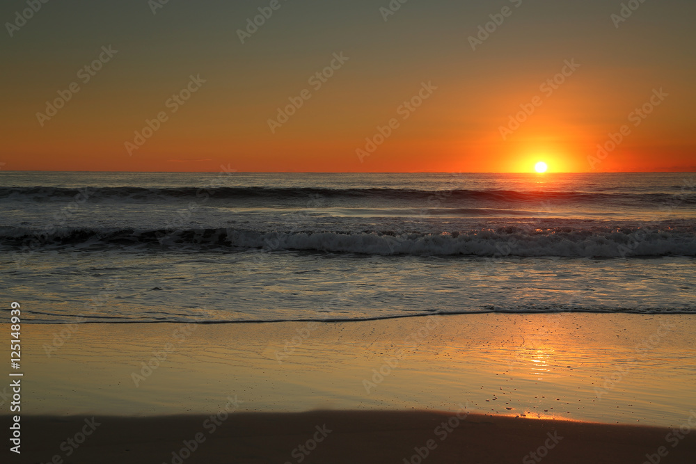 sunrise on the Mediterranean Sea