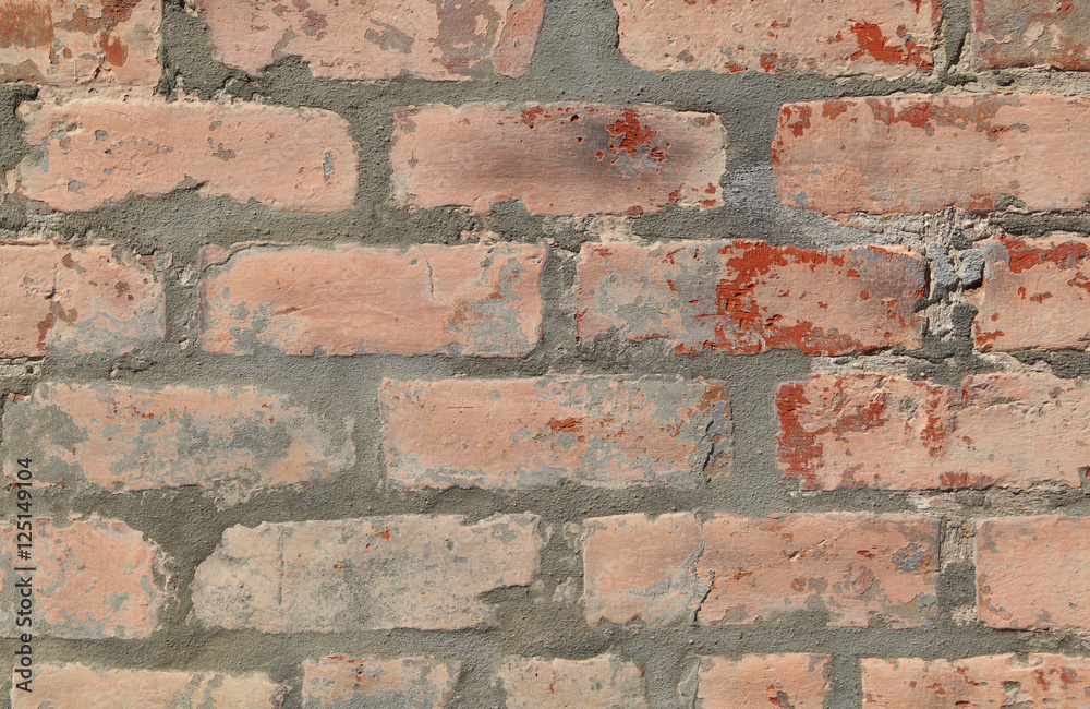 Painted brick wall forms a pattern that can be used for backgrounds. Painted brick wall forms a pattern that can be used for backgrounds.