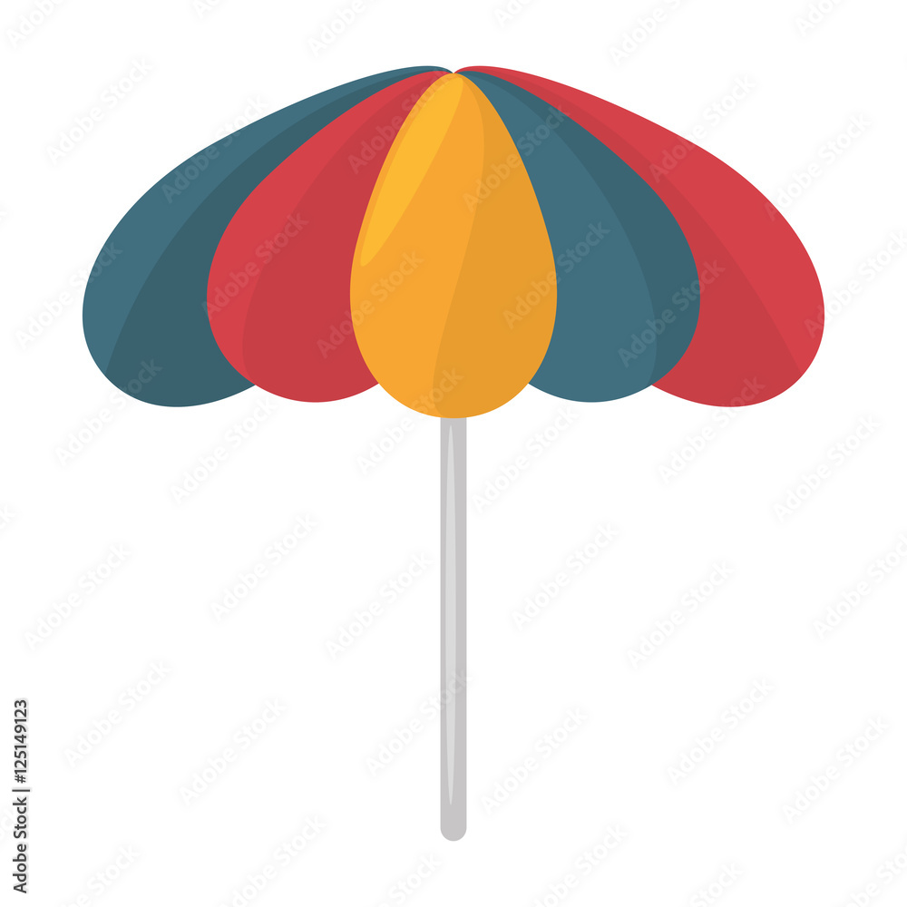 umbrella beach isolated icon vector illustration design umbrella beach isolated icon vector illustration design