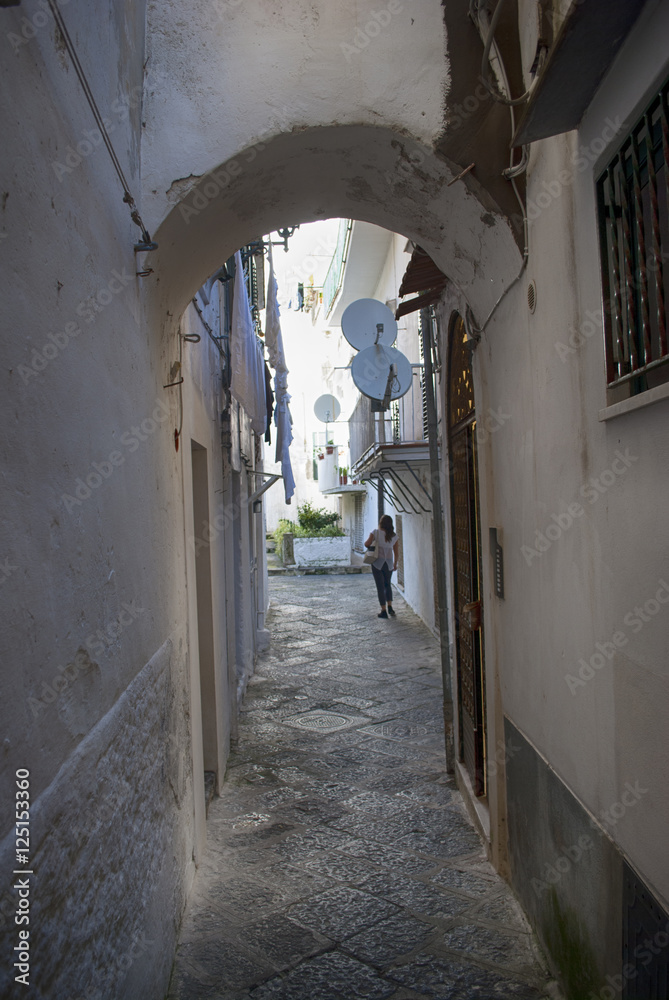 Typical alley to Amalfi village Typical alley to Amalfi village