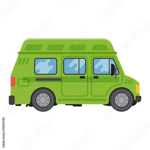 Trailer house vector illustration.