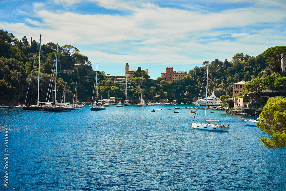 Naklejka premium Historic harbor of