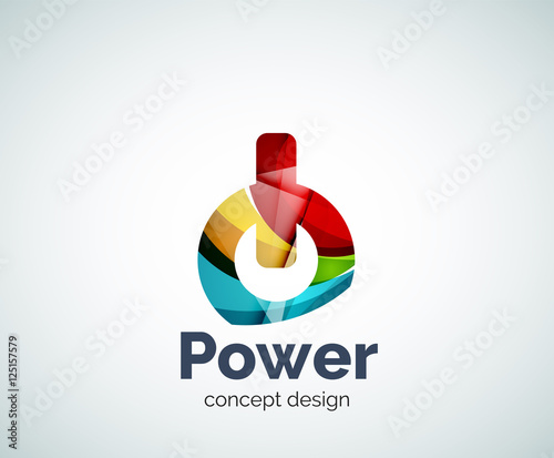 Free Download Power button logo template - GFXLoad